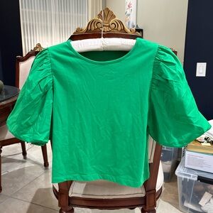 A New Day mixed media top